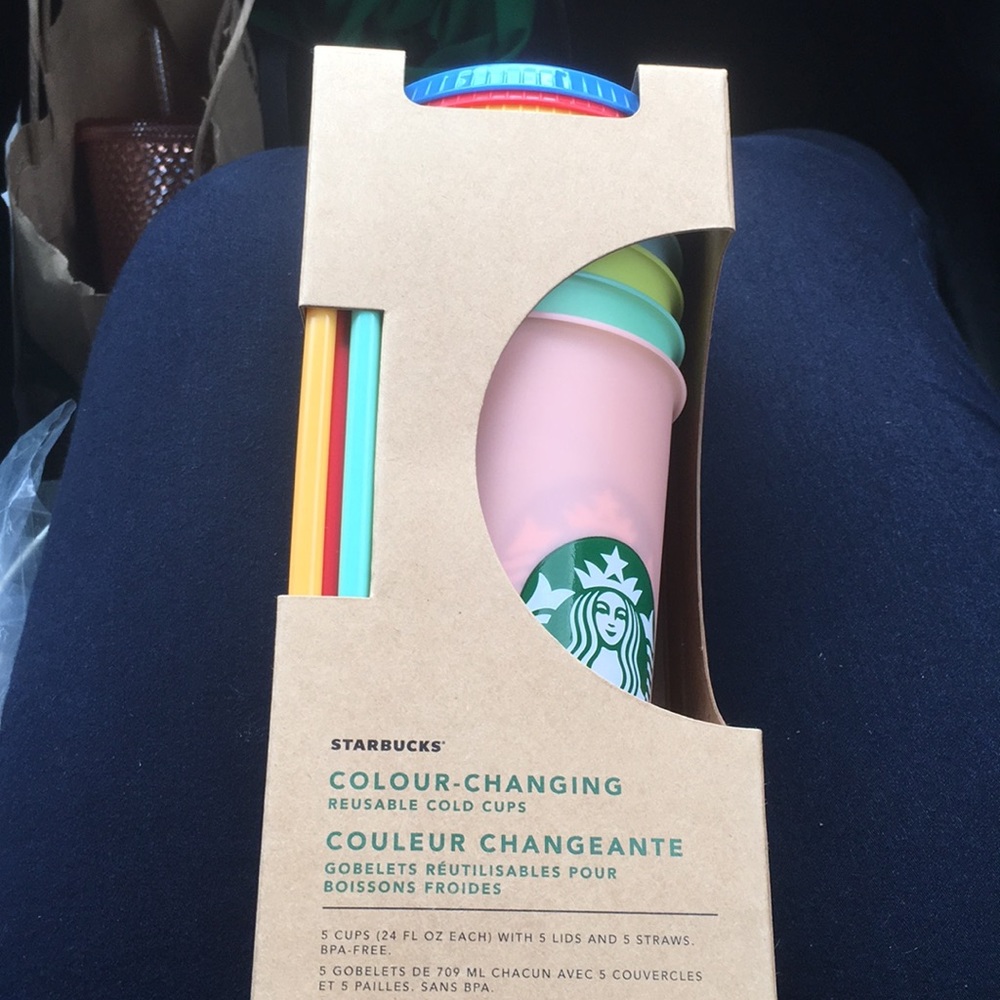 Starbucks Color Changing Cups 🦄🥰